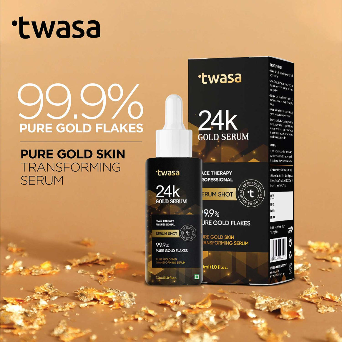  Experience the rejuvenating effects of the best anti-wrinkle serum. The Twasa 24k Gold Serum is specifically formulated to combat signs of aging, reduce wrinkles, and provide deep hydration. Perfect for dry skin, it serves as an excellent hydrating serum, ensuring your skin remains supple and moisturized.