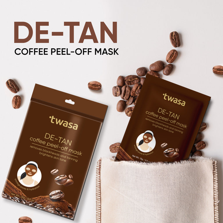 Coffee Peel-Off Mask for Glowing Skin and Blackhead Removal