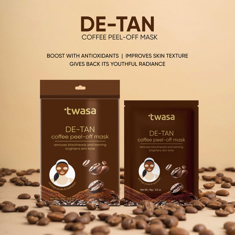 Coffee Peel-Off Mask for Glowing Skin and Blackhead Removal