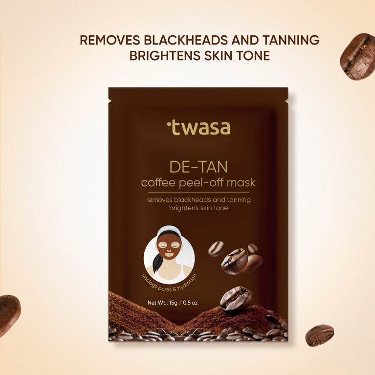 Coffee Peel-Off Mask for Glowing Skin and Blackhead Removal