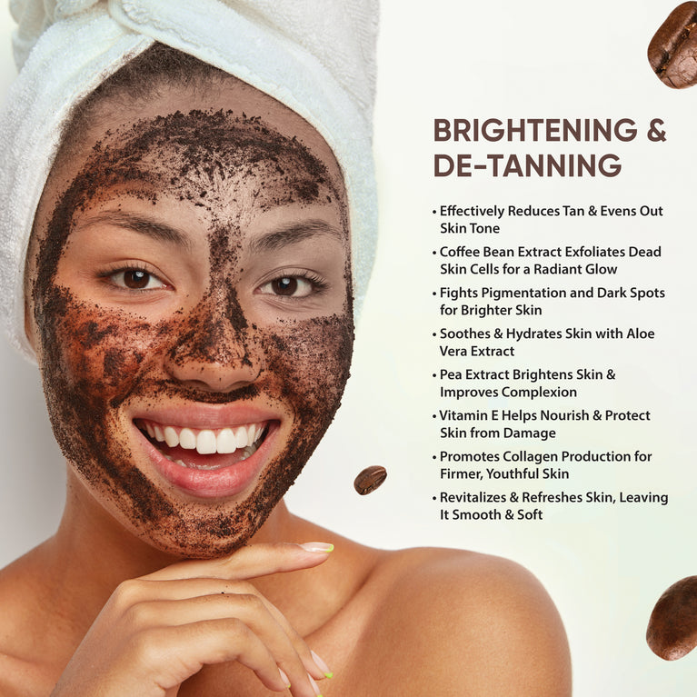 Coffee Peel-Off Mask for Glowing Skin and Blackhead Removal