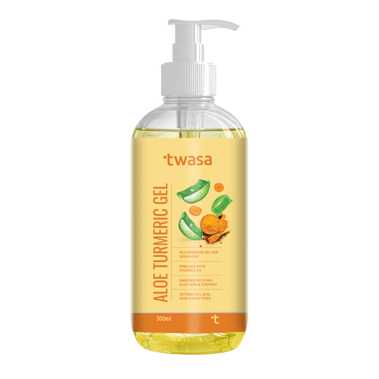 Aloe Turmeric Gel for Skin and Hair Transformation