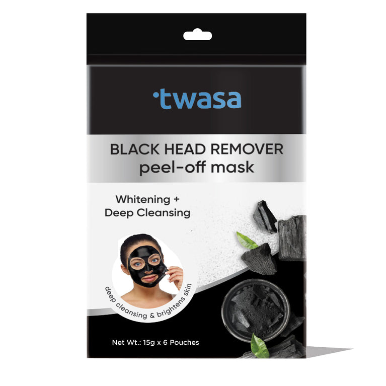 Activated Charcoal Peel Off Mask for Blackheads, Detoxifying & Deep Cleansing, Rejuvenating Face Mask