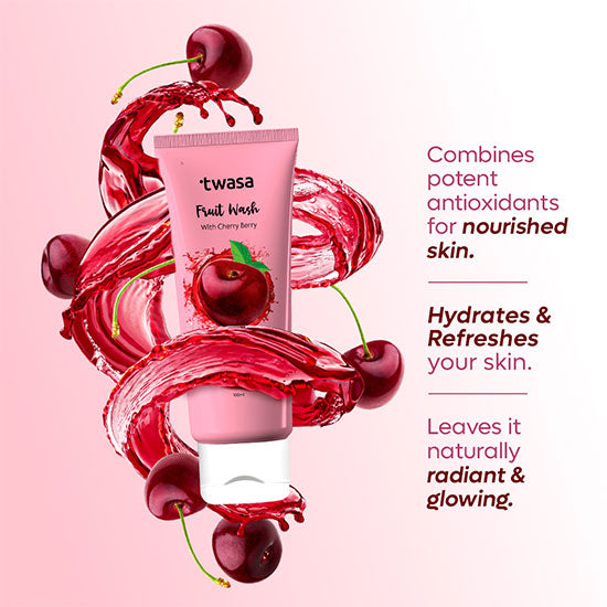 Twasa Cherry Face Wash for Sensitive Skin: Gentle & Effective