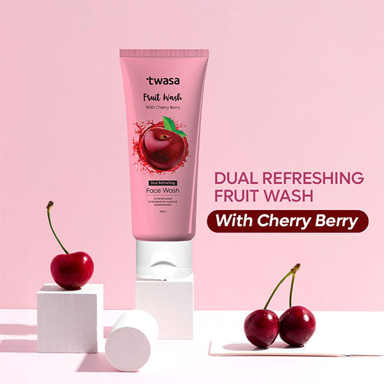 Get Brighter Skin with Twasa's Cherry Face Wash