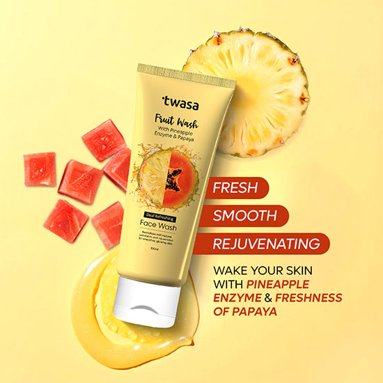 Twasa Pineapple Face Wash for Glowing Skin - Shop Now